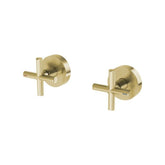 Phoenix Vivid Slimline Plus Extended Spindles Wall Top Assemblies Brushed Gold